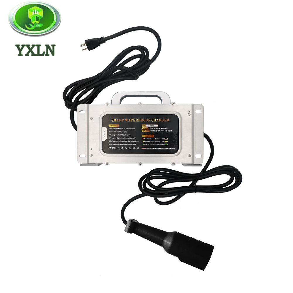 48V 58.4V 15A Club Car Battery Charger Waterproof for Lead Acid / Lifepo4 Batteries